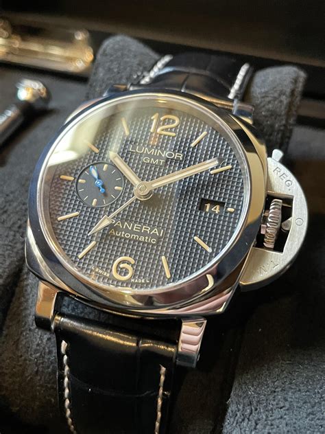 Panerai Luminor 1950 3 Days GMT Automatic Pam01535 Full set .